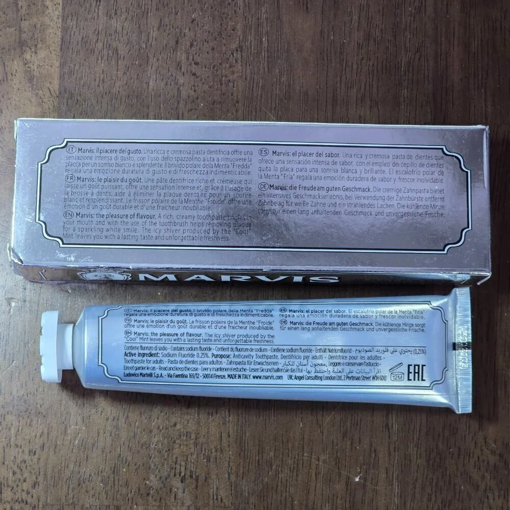 Marvis Toothpaste Whitening Mint 4.4 oz Brand New